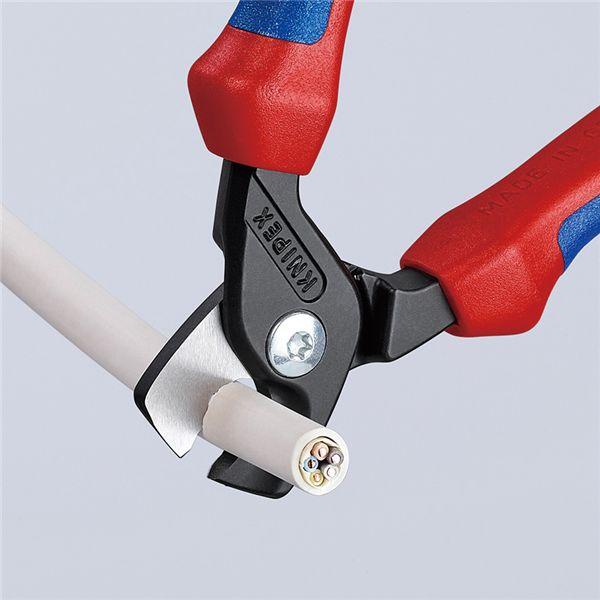 KNIPEX クニペックス ケーブルカッター ステップカット コンフォート 全長160mm 9512-160 工具 ツール DIY 作業工具_2