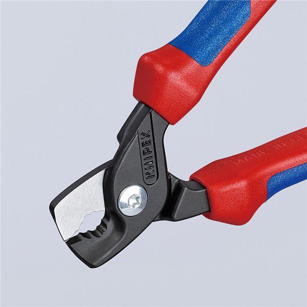KNIPEX クニペックス ケーブルカッター ステップカット コンフォート 全長160mm 9512-160 工具 ツール DIY 作業工具_3