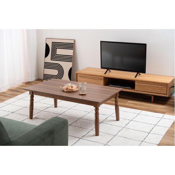 2WAYコタツ 約W105×D60×H40/70cm ブラウン 継脚式 組立式の画像