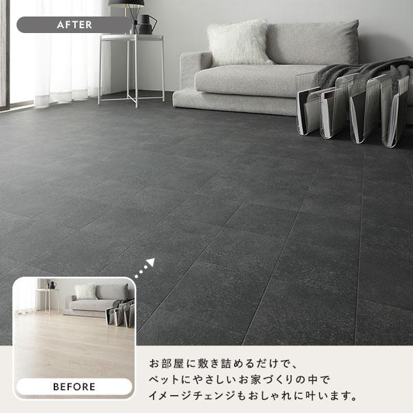 クッションフロア カーペットサイズ 6帖用 約91×352cm 3枚入り オーク 日本製 抗菌 抗ウイルス 防カビ 防炎 床暖房可_12