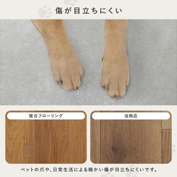 クッションフロア カーペットサイズ 6帖用 約91×352cm 3枚入り オーク 日本製 抗菌 抗ウイルス 防カビ 防炎 床暖房可_9