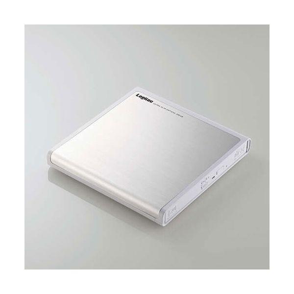 ロジテック USB-A ポータブルDVDドライブ 再生 編集 書き込み ホワイト LDR-PMM8U2VWH_2