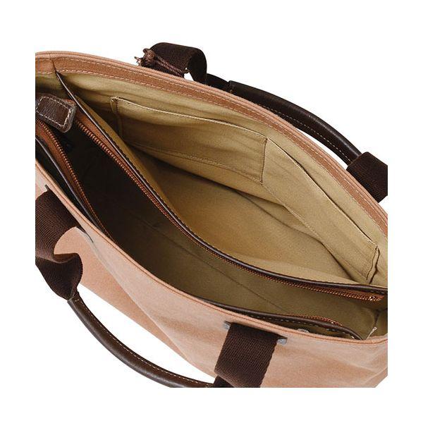 良品工房 日本製柿渋染トートバッグ 〔約300g・約260×120×220mm〕 22619203