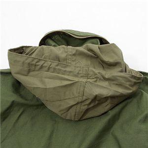 US M65 フィールドジャケット XS オリーブ ポケット4個 袖口調整マジック付き レプリカ ミリタリーウェア ミリタリージャケット_4
