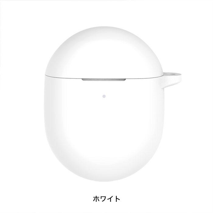 Google Pixel Buds Pro 2 ホワイトケース Google Pixel Buds Pro 2 シリコンケース カラビナ付き ケース