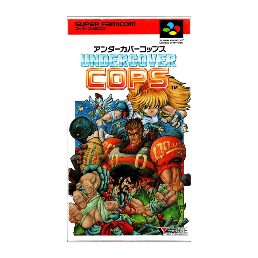 アンダーカバーコップス (SFC)(箱説明書付) : ゲーム四次元ヤフー店 