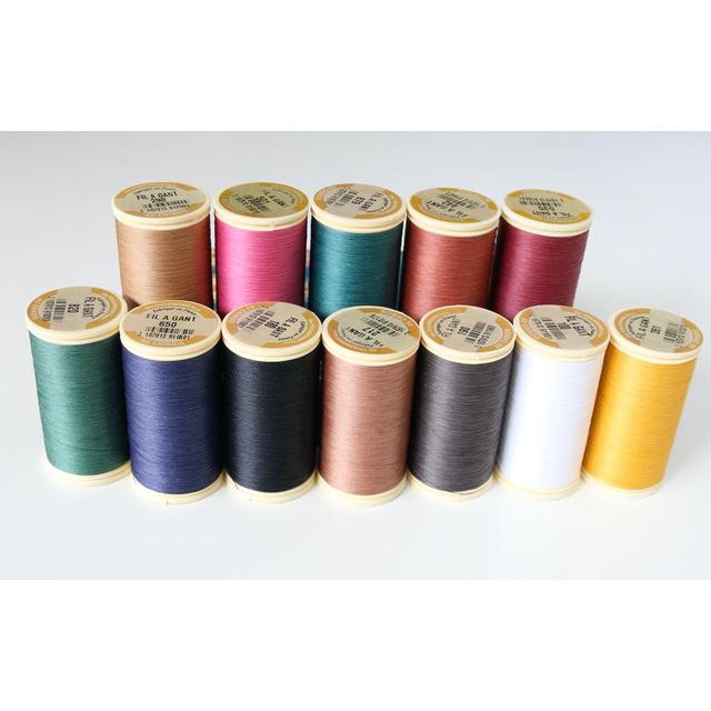 サジュー フィラガン 刺繍糸 12色 アソート セット No1 ダークトーン 