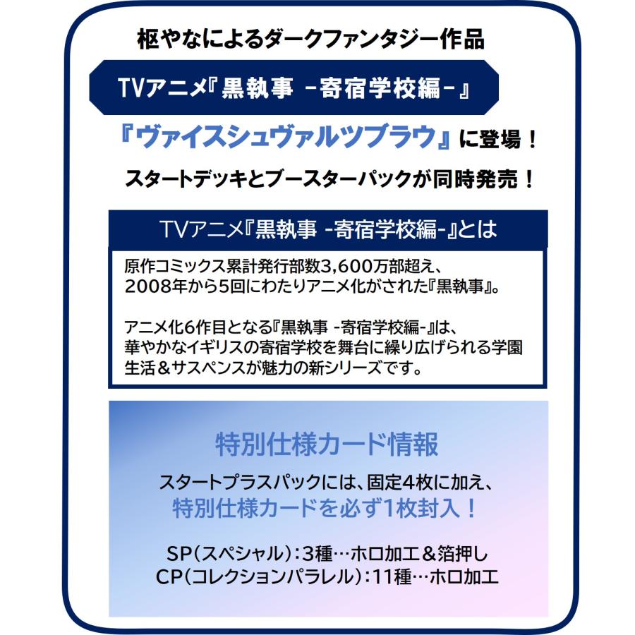 オフィシャルグッズセット01 限定商品 ブシロード ヴァイスシュヴァルツブラウ スタートデッキ TV