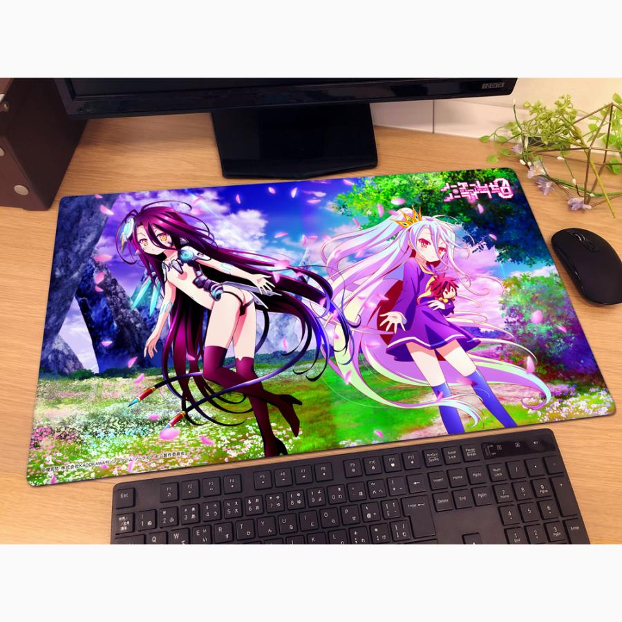 予約) ノーゲーム・ノーライフ ゼロ ラバーマット（白＆シュヴィ 2