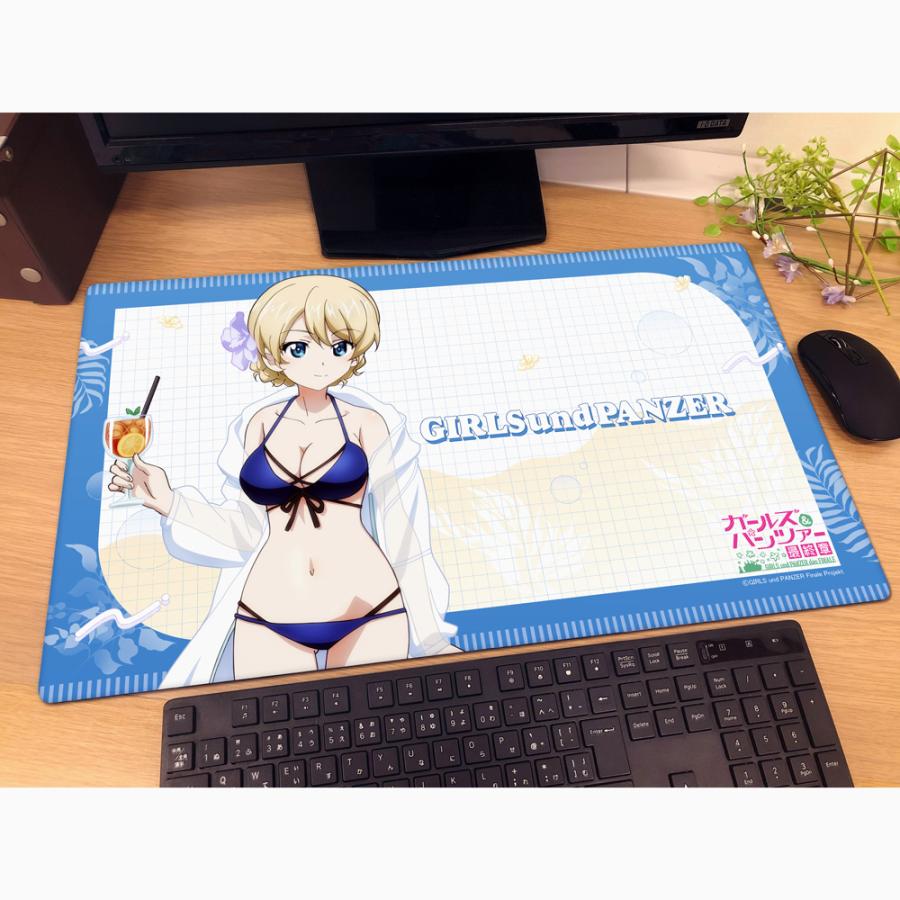 ガールズ＆パンツァー 最終章 描き下ろしラバーマット（ダージリン