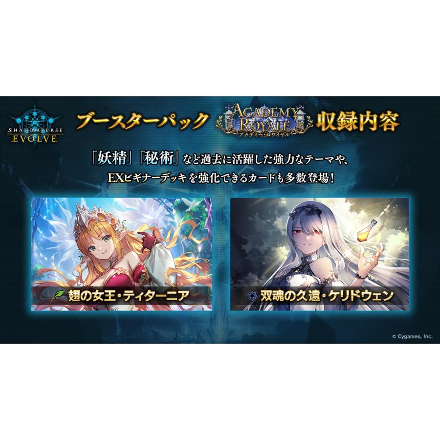 ブシロード Shadowverse EVOLVE ブースターパック 「Academy Royale