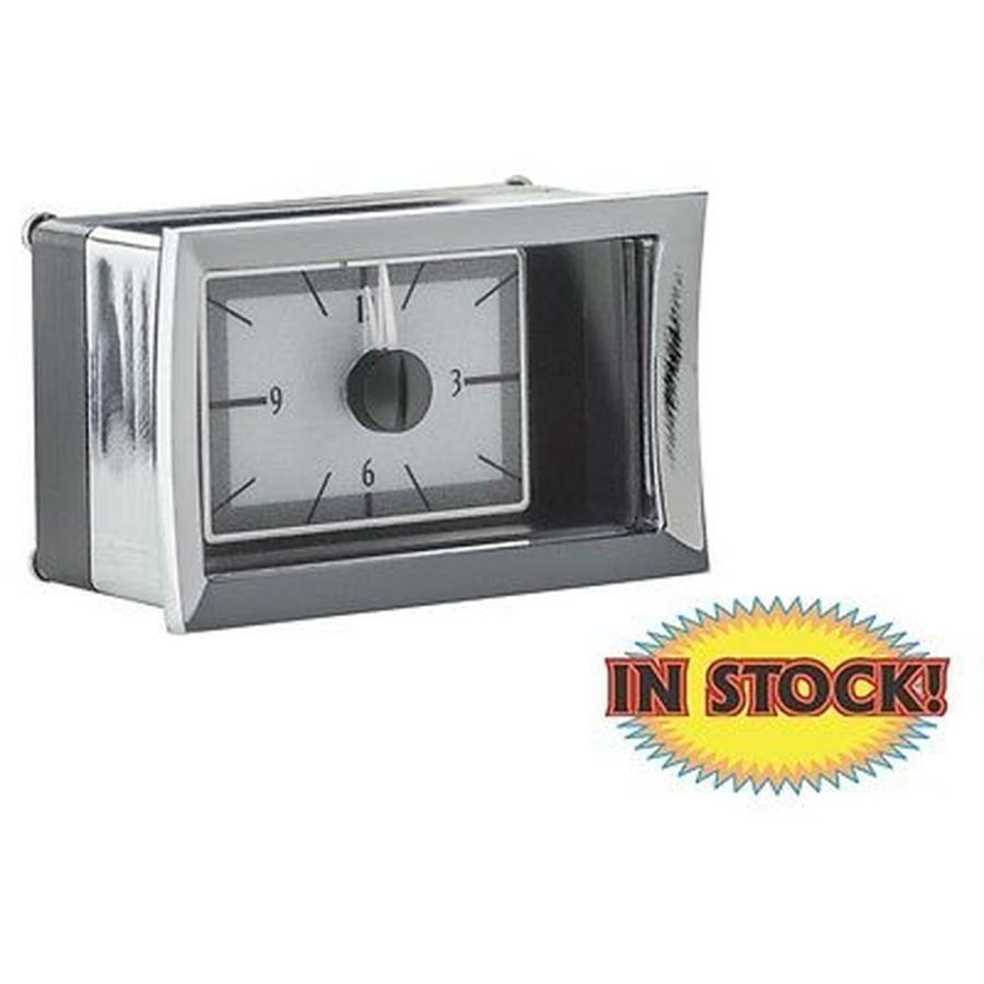 期間限定送料無料 車 カスタム パーツ時計 Dakota Digital 1957 Chevy Car Analog Clock Silver Alloy W Blue Vlc 57c S B 限定価格セール Www Thedailyspud Com