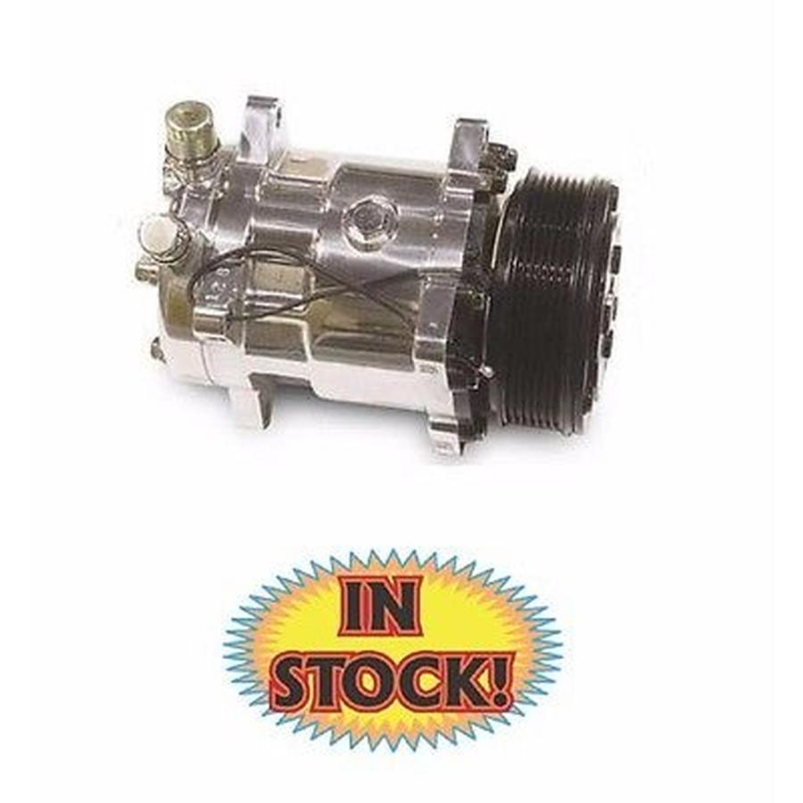 注目ブランド 車 カスタム パーツエアコンコンプレッサー クラッチ Sanden 508 Serpentine A C Compressor R134a Polished Scs508p 在庫一掃 Cafeduberry Com