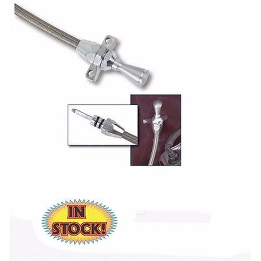 公式 車 カスタム パーツオートマトランスミッション部品 Lokar Hi Tech Braided Stainless Trans Dipstick For Aod 4r70w Td 3aodfm 正規品 Kuljic Com