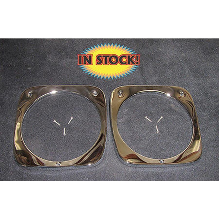 完売 車 カスタム パーツヘッドライト テールライトカバー Counterpart 1964 65 66 Chevy Truck Headlight Bezel Kit Pair 64 c 超美品 Yeakloamhotel Com