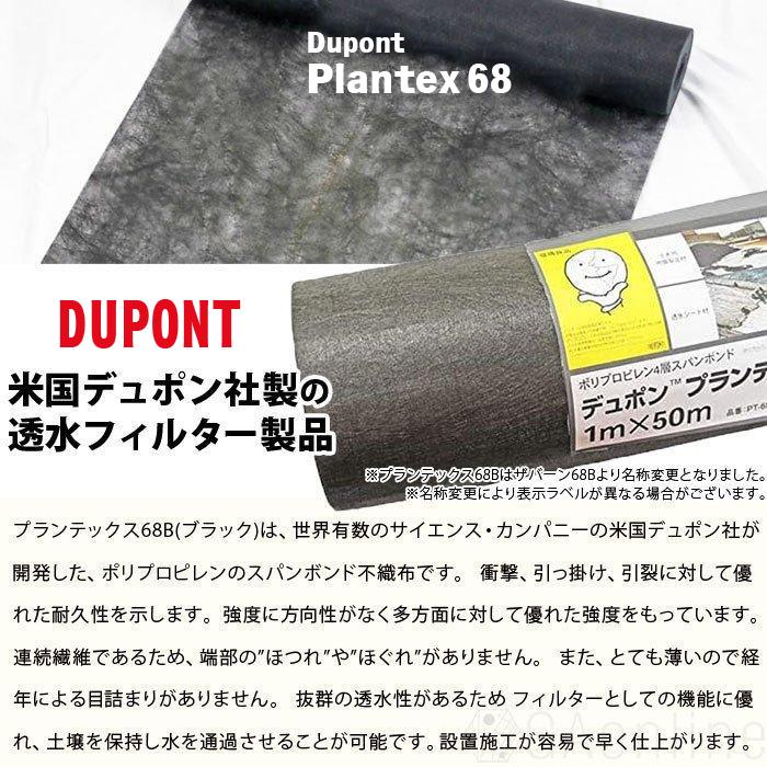 DuPont　プランテックス　68B　デュポン　1本　グリーンフィールド　2m×50m　100平米　砂利下