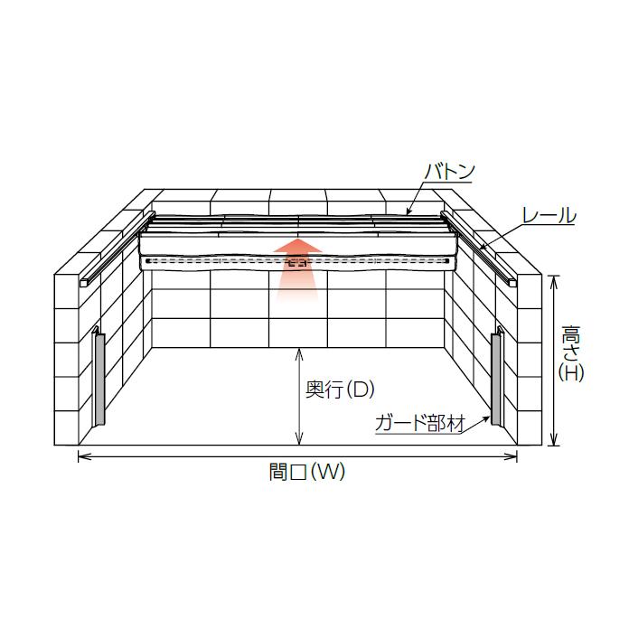 ゴミ置場 クリーンストッカー CKA 1612B型 ゴミ袋（45L）集積目安：約42袋 約21世帯 集合住宅 DAIKEN ダイケン_3