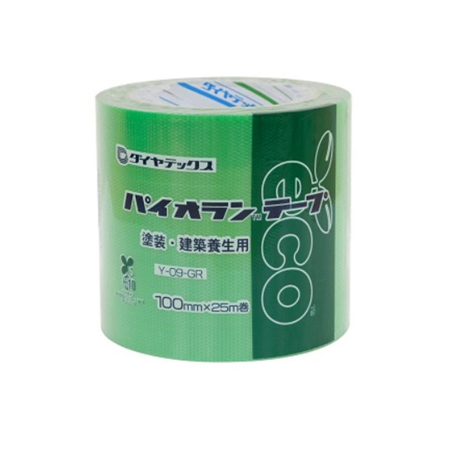 ダイヤテックス パイオランテープ 50㎜×25m グリーン 30巻 ダイヤテックス パイオラン養生テープ 50mm*25m 緑 30巻 Y-09-GR-50 1