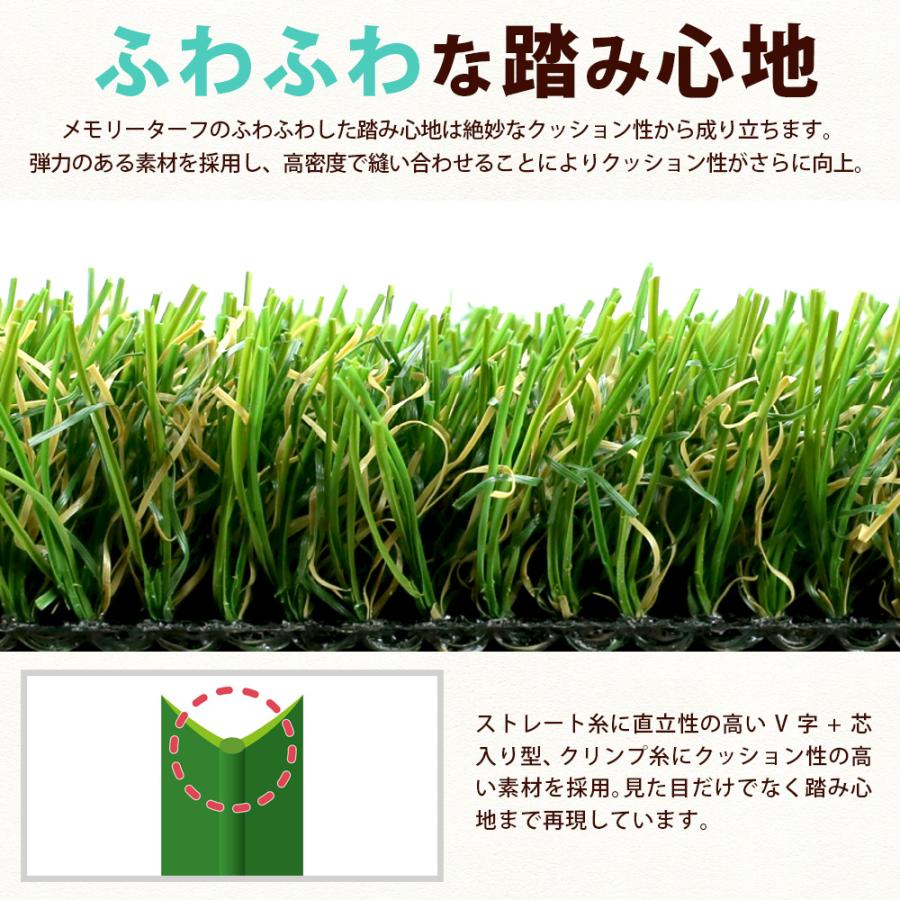 人工芝 ロール 巾 95mm×5m 芝丈 28mm パイル 芝生 目地 リアル 高級 高