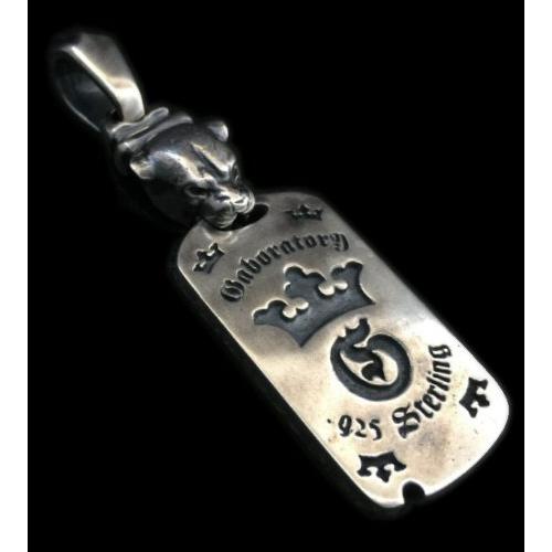 Gaboratory（ガボラトリー） Half Panther With G & Crown Dog Tag