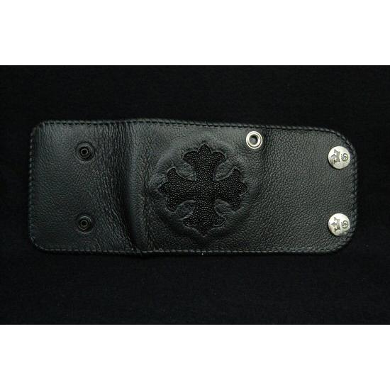 Stingray Short Cross Inlay Buffalo Half Wallet [HW-03]の画像