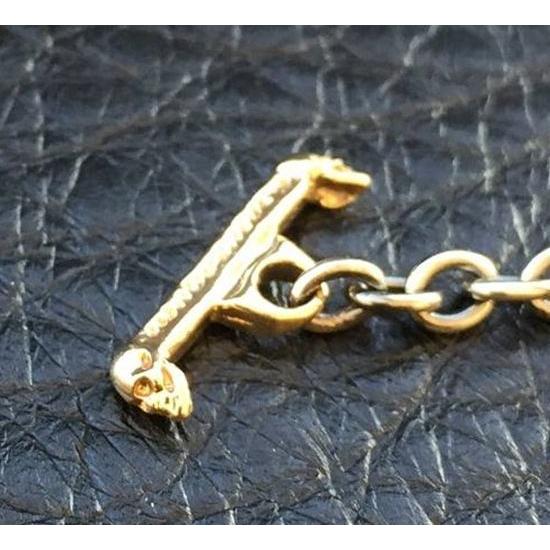 Gaboratory（ガボラトリー） 1/16 Size 10k Gold T-bar With 3.9Chain