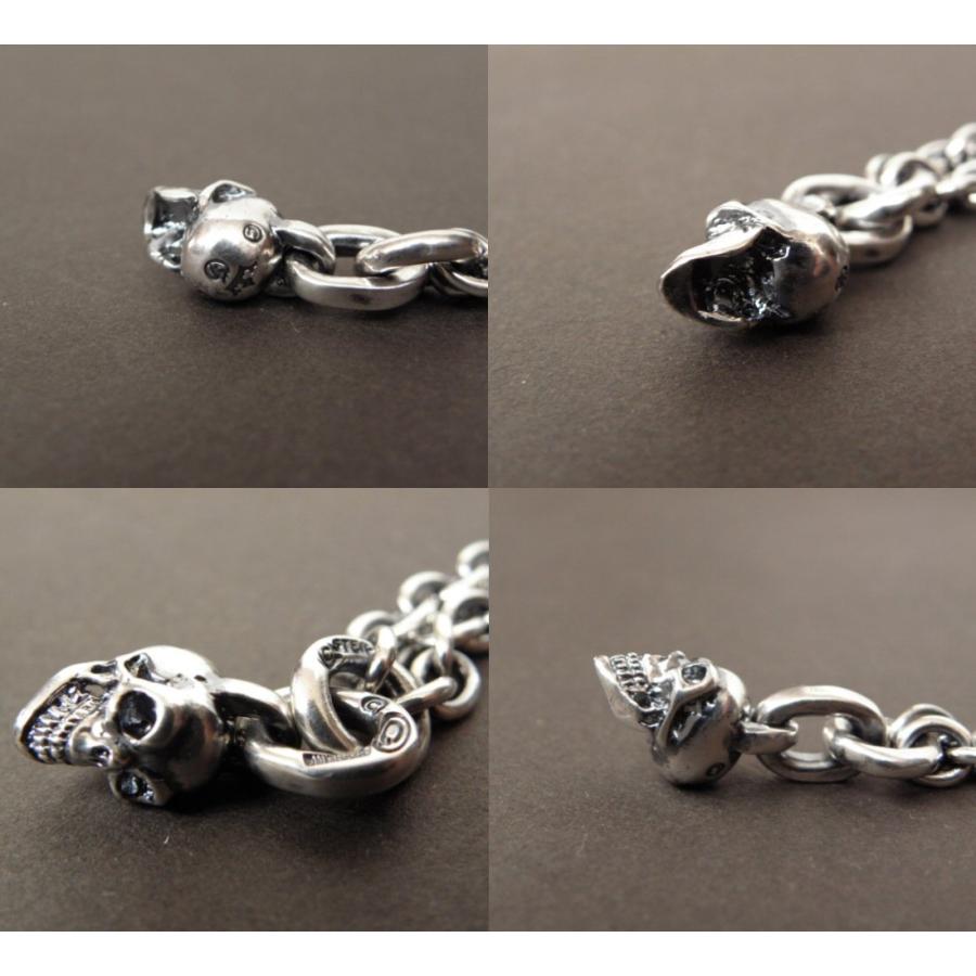 Gaboratory（ガボラトリー） Quarter Skull & 6Chain Necklace [N-23