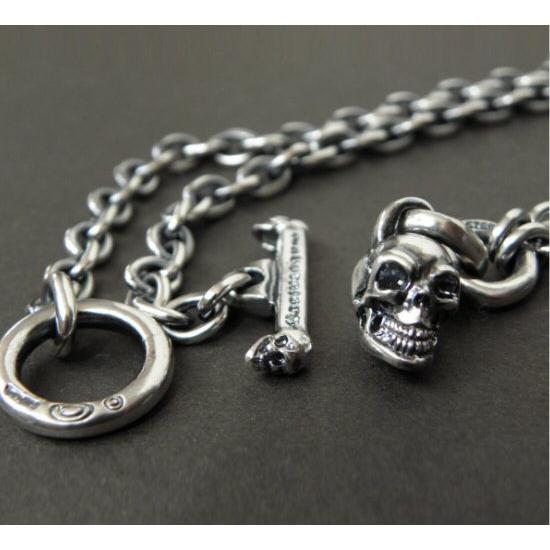 Gaboratory（ガボラトリー） Quarter Skull & 6Chain Necklace [N-23