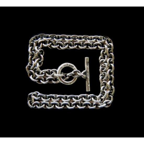 アクセサリー Gaboratory Classic T-Bar Necklace Gaboratory（ガボラトリー） 6Chain & Quarter Classic T-bar Necklace