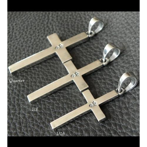 Gaboratory G&Crown Plain Cross Pendant [Quarter,1/8,1/16