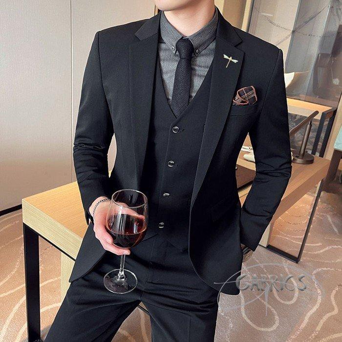 100 本物 スーツ 夏 通年 カジュアルスーツ 春 ノータックスラックス 秋 ビジネススーツ 3点セットアップ 冬 オールシーズン対応 メンズスーツ 2ツボタン 3ピーススーツ カラー ブラック Michiganestateplanning Com