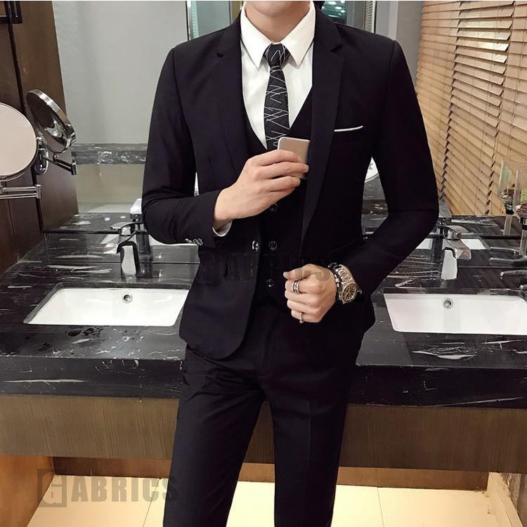 スーツ メンズ おしゃれ 結婚式 2次会 ビジネス ツーピース スリーピース 細身 タイト 大きいサイズ フォーマル カジュアルスーツ リクルート かっこいい 2691 おすすめ特集