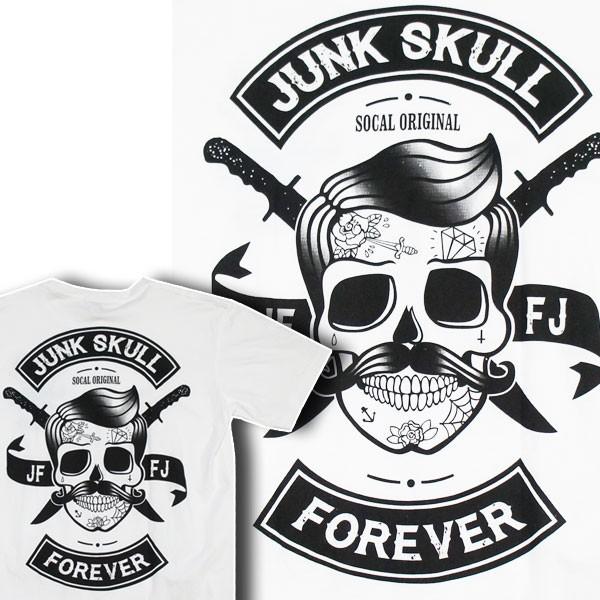 バイカーTシャツ・JUNK SKULL・ジャンクスカル(半袖Tシャツ) Tシャツ