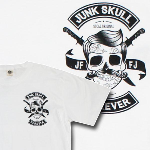 バイカーTシャツ・JUNK SKULL・ジャンクスカル(半袖Tシャツ) Tシャツ 