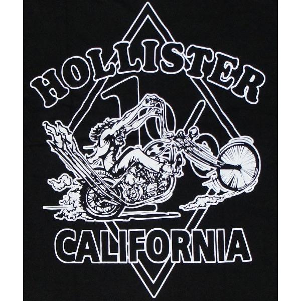 バイカーTシャツ・HOLLISTER CALIFORNIA・ホリスターカリフォルニア(半袖Tシャツ)黒　JUNK SHOP・ジャンクショップ｜gabriela｜04