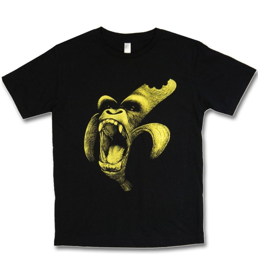 オモシロｔシャツ ゴリラバナナ 半袖 イラストｔシャツ プリントｔシャツ カジュアルｔシャツ グラフィックｔシャツ ギャグｔシャツ Omosiro Tshirt ロバーガブリエラ 通販 Yahoo ショッピング