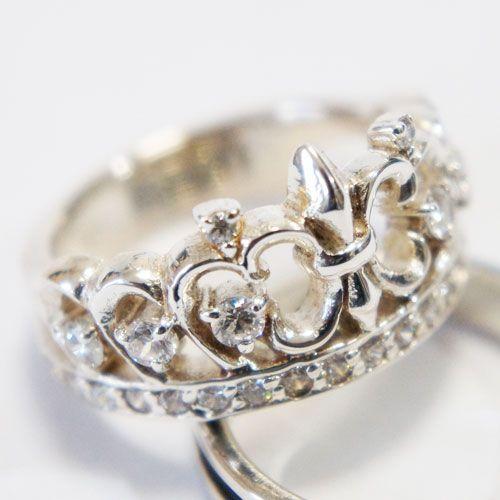 シルバー925リング【クラウン・ジルコニア】シルバーアクセサリー 