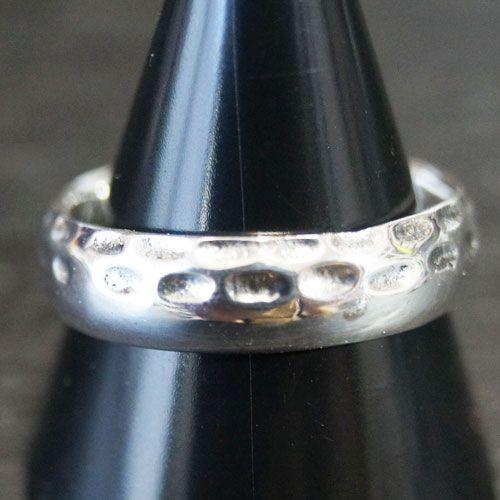   91 シルバーリング　ワイド　10号 カーブ(CURVE) スターリングシルバー リング