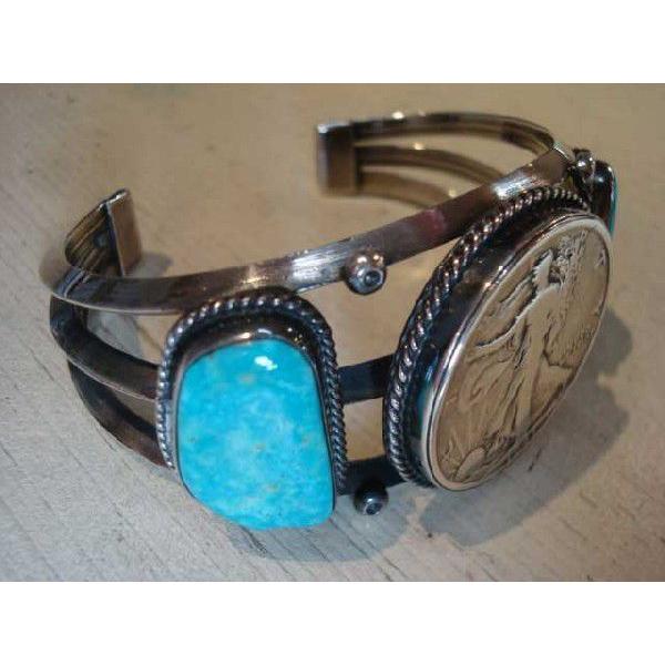 LIBERTY DOLLERオールドコイン ブレスレット シルバー925 【公式通販】