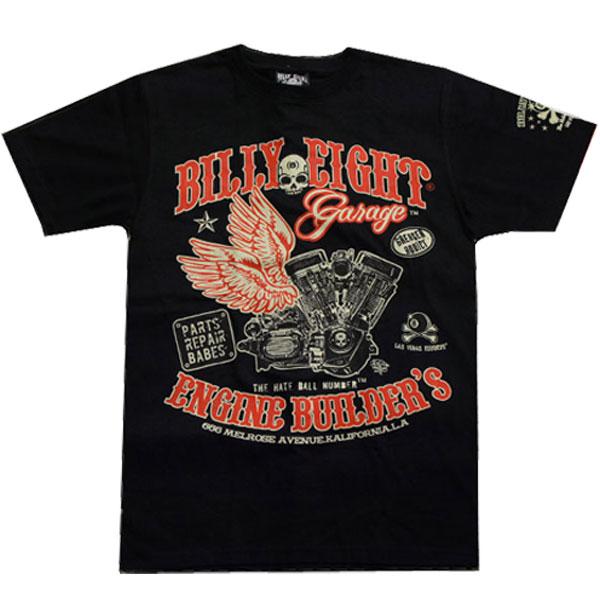 L】【XL】ビリー・エイト、バイカーTシャツ【V-TWINエボ】(半袖