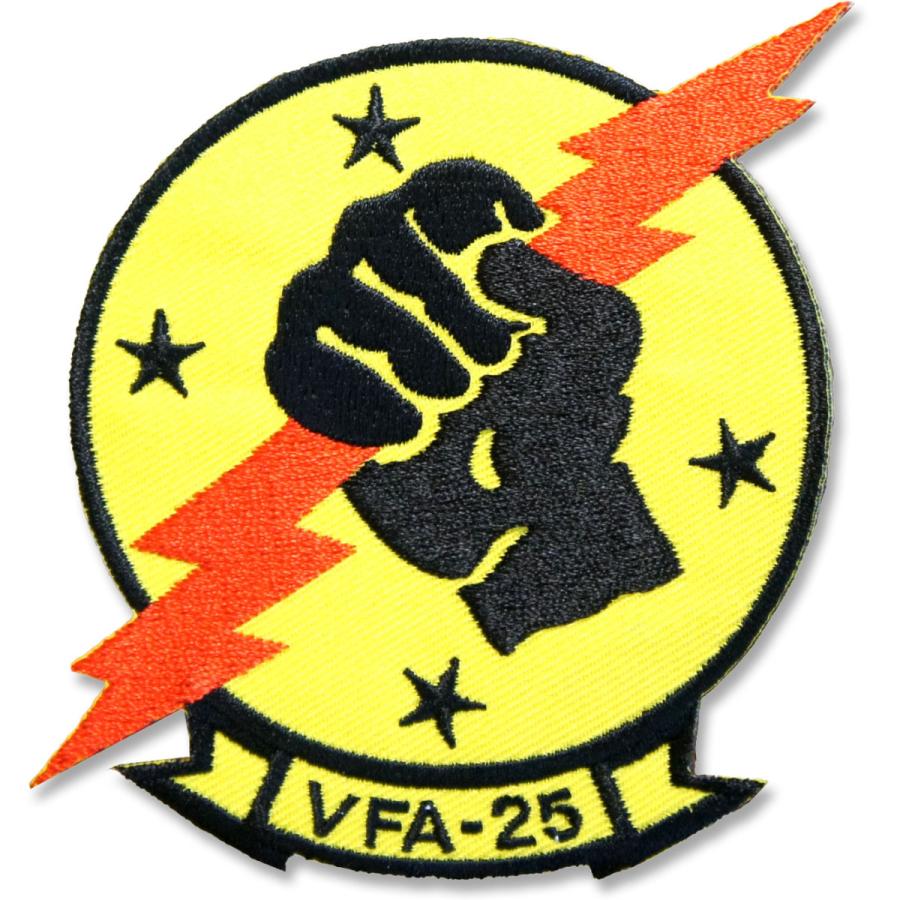 ミリタリーワッペン【VFA-25記章 第25ストライクファイター飛行隊】エアフォース アメリカ空軍 戦闘機 USネイビー アメカジ|gabriela|02