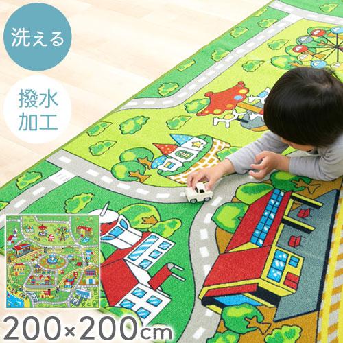 ロードマップラグ プレイマット 道路 子供 折りたたみ 知育玩具 デスクマット 学習机 キッズマット 地図 オールシーズン 軽量 遊ぶ マット おうち遊び Cpt 家具と雑貨のラックス 通販 Yahoo ショッピング