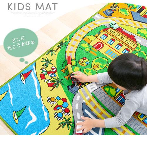 ロードマップラグ プレイマット 道路 子供 折りたたみ 知育玩具 デスクマット 学習机 キッズマット 地図 オールシーズン 軽量 遊ぶ マット おうち遊び Cpt 家具と雑貨のラックス 通販 Yahoo ショッピング