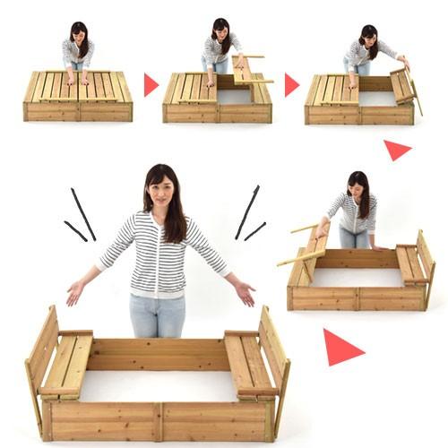 砂場 すな場 庭 ガーデニング ガーデン おしゃれ ゲージ 遊具 ベビー キッズ 子供 男の子 女の子 砂遊び 遊び場 おもちゃ おすすめ Gar 家具と雑貨のラックス 通販 Yahoo ショッピング