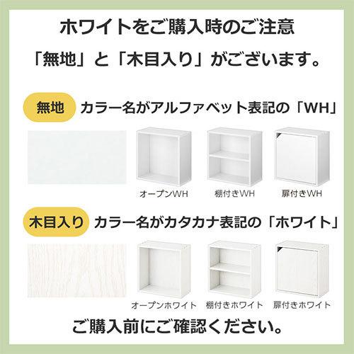 カラーボックス キューブ ボックス 二段 本棚 扉 木製 収納ケース 2段 オープン ラック 収納 おしゃれ スリム サイズ 棚 リビング｜gachinko｜24