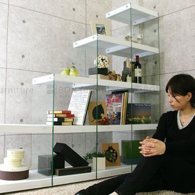 おしゃれケース フィギュアケース オープンラック インテリア本棚 ガラス製 本 雑誌 漫画 収納棚 おしゃれ おすすめ 男前 Lra 家具と雑貨のラックス 通販 Yahoo ショッピング