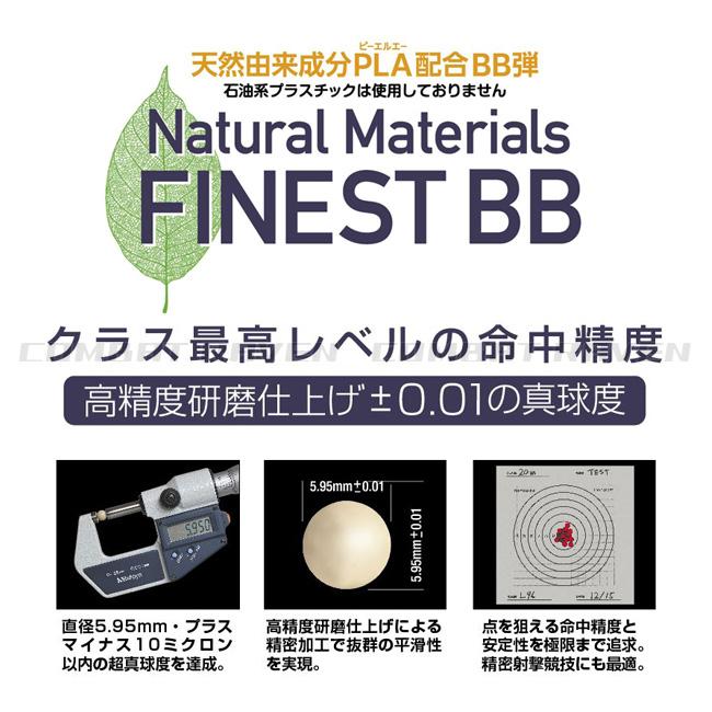 【東京マルイ】サプライグッズ(BB弾) ファイネストBB 0.2g弾(1600発)/FINEST BB/天然由来成分PLA配合/高精度研磨仕上/190468〈#0100-00882#〉｜gadget-burst｜03