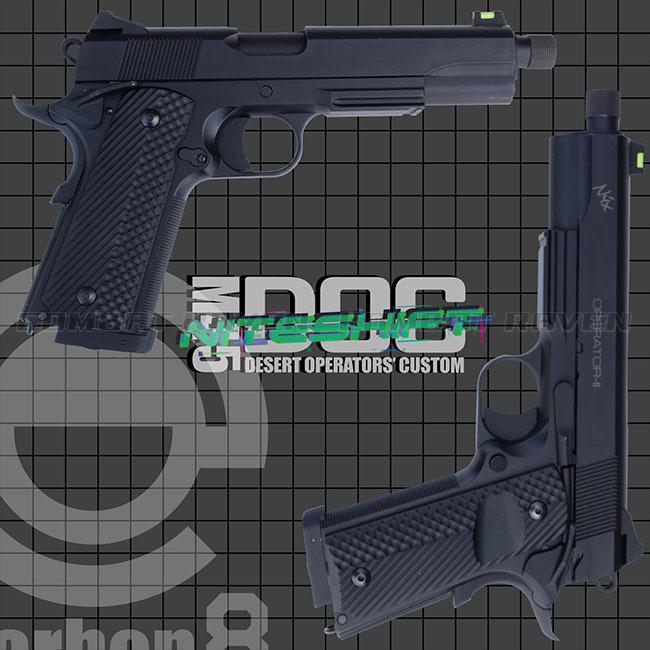 Carbon8】18才以上用CO2ガスブローバック M45DOC NITESHIFT Gen.2マグ