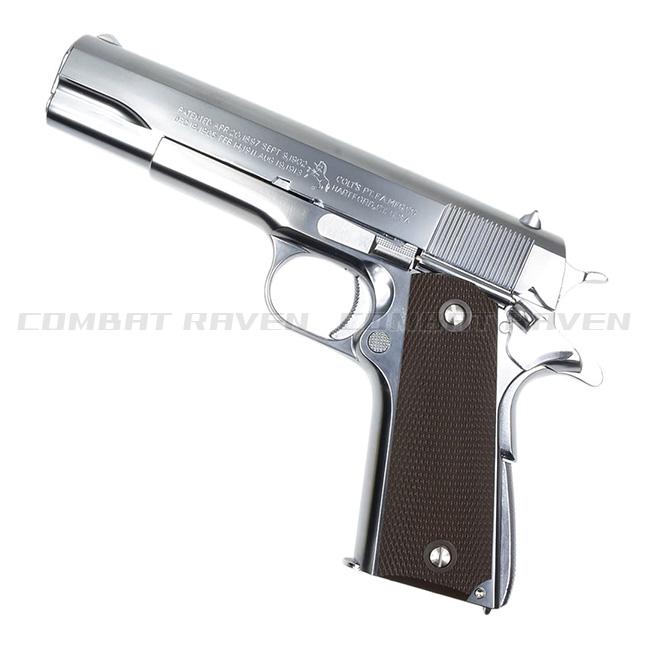マルシン 1911 ガスガン シルバー/ブラック マルシン工業 【マルシン】18才以上用発火式モデルガン コルト M1911A1