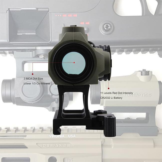 【VECTOR OPTICS】ドットサイト MAVERICK Gen3 1x22 SOP DE 3M.O.A./等倍（1倍）/L・Hマウント付/ベクターオプティクス/SCRD-39/276295〈*0118-0002-DE〉_19